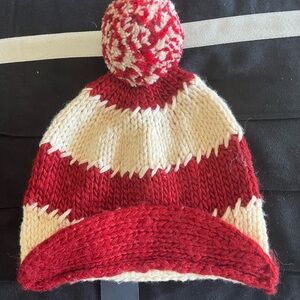 Abercrombie & Fitch Cream Knit Beanie